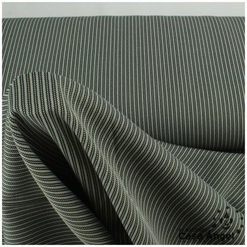 TELA SARGA DE RAYAS SERIE CHESTER GRIS 150cm