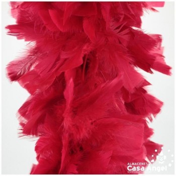 BOA DE PLUMAS DE PAVO EXTRA 120gr - ROJO