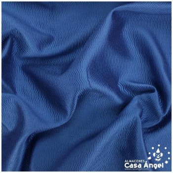 JACQUARD TRAMADO ZIGZAG AZUL SERIE BERTA 280cm