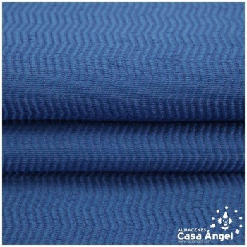 JACQUARD TRAMADO ZIGZAG AZUL SERIE BERTA 280cm