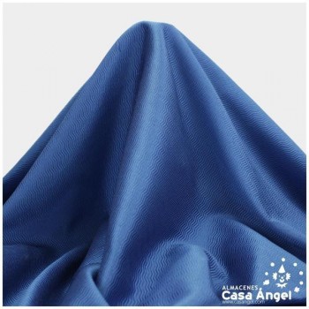 JACQUARD TRAMADO ZIGZAG AZUL SERIE BERTA 280cm