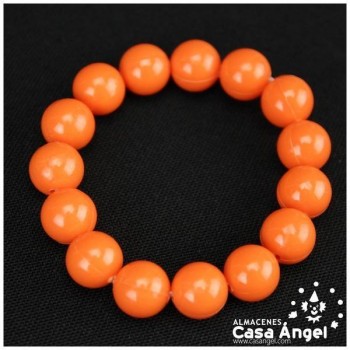 PULSERA DE BOLAS EN VARIOS COLORES INFANTIL