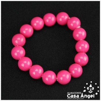 PULSERA DE BOLAS EN VARIOS COLORES INFANTIL