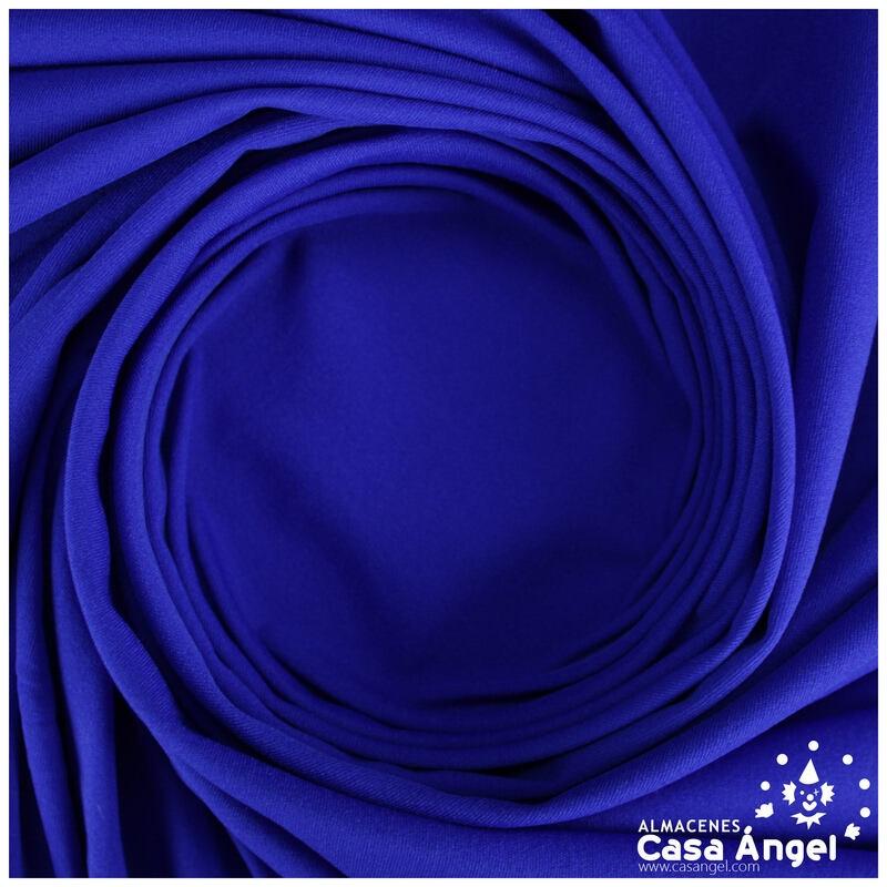 TEJIDO DE PUNTO AZUL ELÁSTICO SERIE PUNKY 160cm