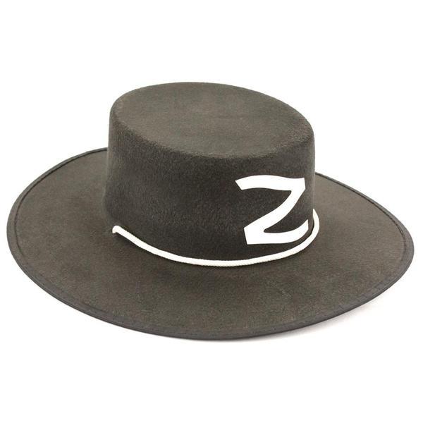SOMBRERO ZORRO DE FIELTRO PARA NIÑOS