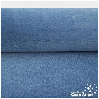 CHENILLA LISA DOBLE CARA AZUL ACERO 280cm