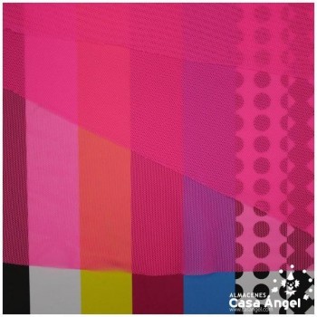 TUL ELÁSTICO FUCSIA FLÚOR LISO 150cm
