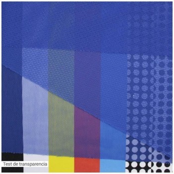 TUL ELÁSTICO AZUL LISO 150cm