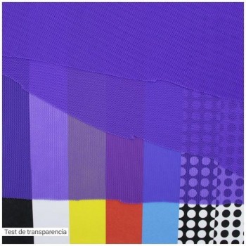 TUL ELÁSTICO MORADO LISO 150cm