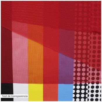 TUL ELÁSTICO ROJO SANGRE LISO 150cm