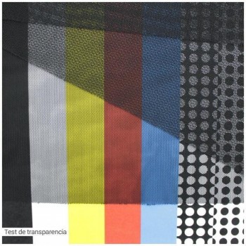 TUL ELÁSTICO NEGRO LISO 150cm