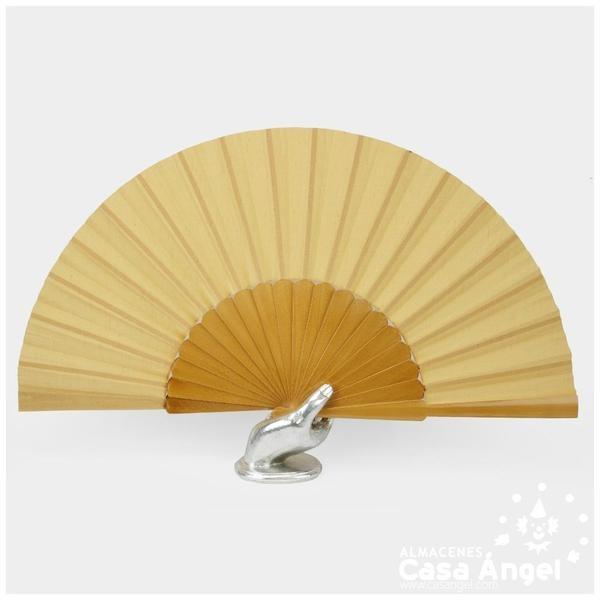 ABANICO PERICÓN MADERA AVELLANA 59cm