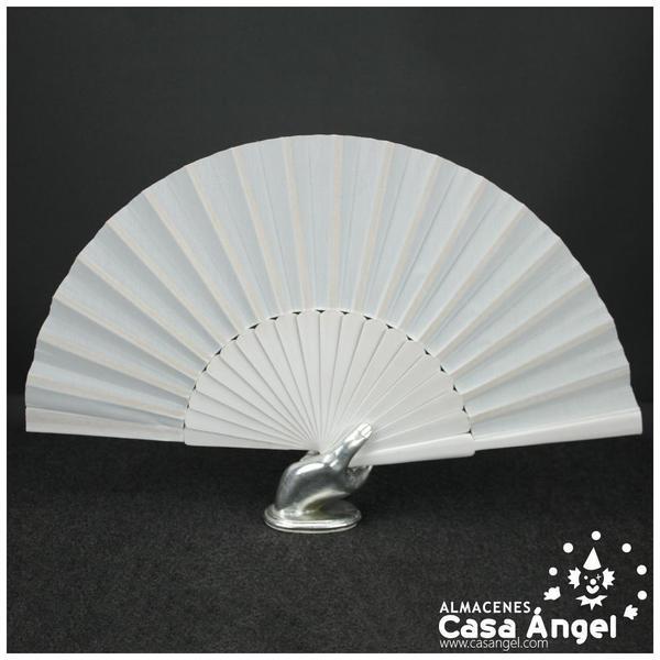 ABANICO PERICÓN MADERA BLANCO 59cm