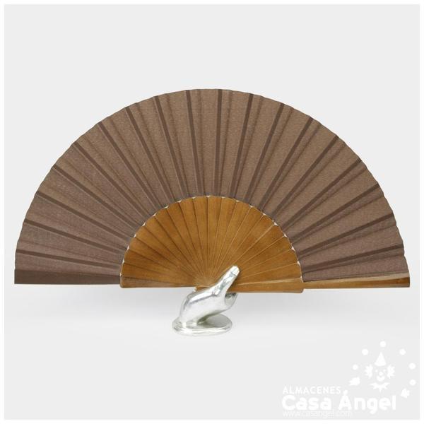 ABANICO PERICÓN MADERA CAOBA  59cm