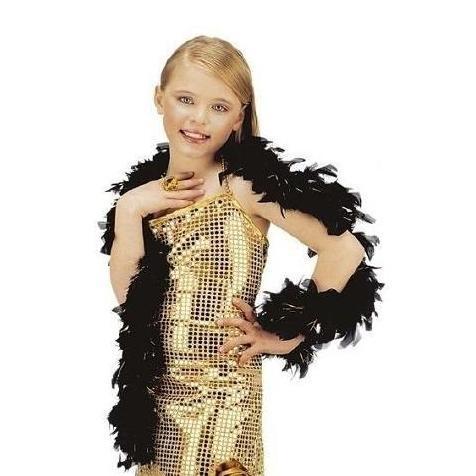 BOA NEGRA CON FILO DE BRILLO ORO