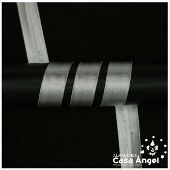 CINTA BIES TRADICIONAL METALIZADA ORO Y PLATA 20mm