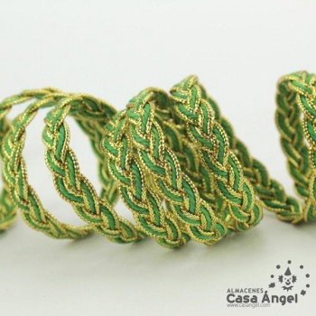 TRENZA METALIZADA BICOLOR 10mm
