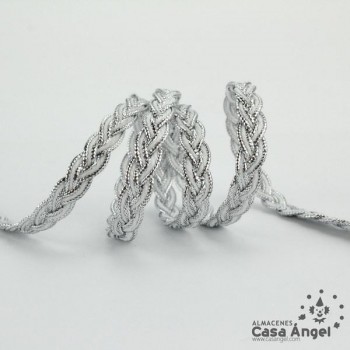 TRENZA METALIZADA BICOLOR 10mm