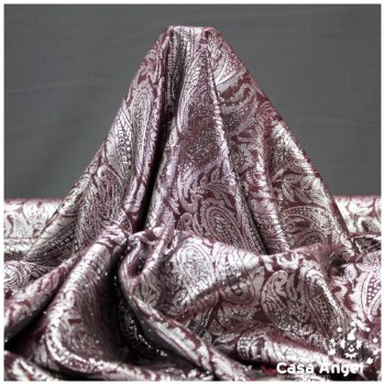 BROCADO JACQUARD ESTAMPADO CACHEMIR GRANA 112cm