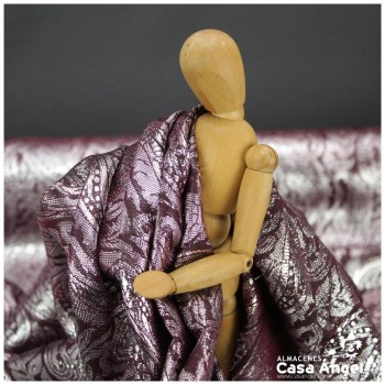 BROCADO JACQUARD ESTAMPADO CACHEMIR GRANA 112cm