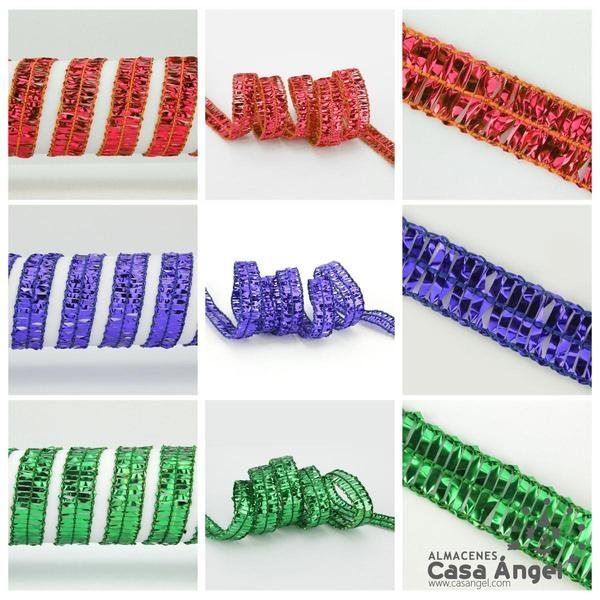 PASAMANERÍA LÁMINA COLORES METALIZADOS 15mm