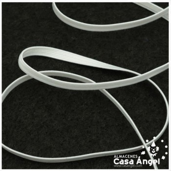 TRENCILLA DE GOMA ACANALADA 4mm