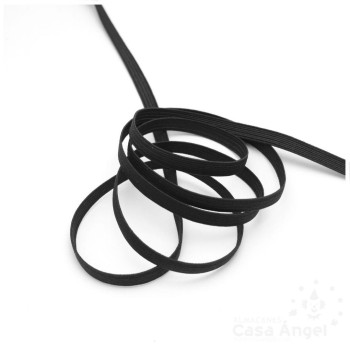 TRENCILLA DE GOMA ACANALADA 6mm