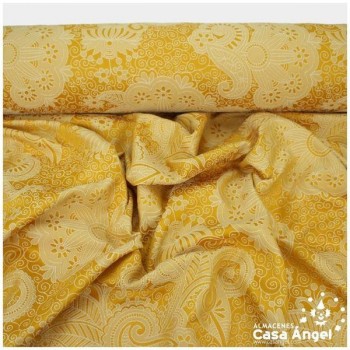 JACQUARD BICOLOR AZAFRÁN SERIE SAMBA 280cm