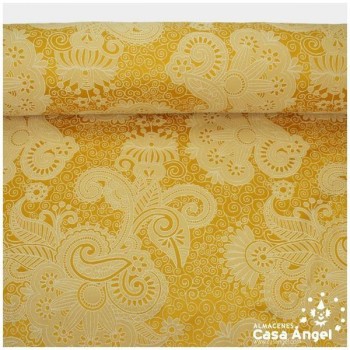 JACQUARD BICOLOR AZAFRÁN SERIE SAMBA 280cm