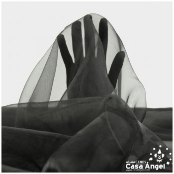 ORGANZA NEGRA CRISTAL SERIE PAOLA II 150cm