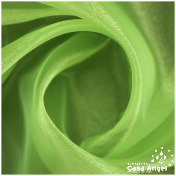 ORGANZA VERDE LIMA CRISTAL SERIE PAOLA II 150cm