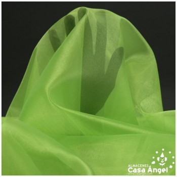 ORGANZA VERDE LIMA CRISTAL SERIE PAOLA II 150cm