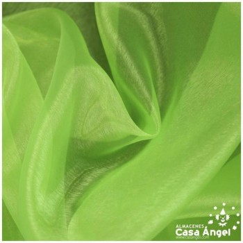 ORGANZA VERDE LIMA CRISTAL SERIE PAOLA II 150cm