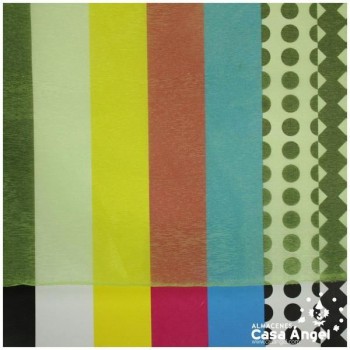 ORGANZA VERDE LIMA CRISTAL SERIE PAOLA II 150cm