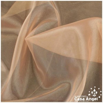 ORGANZA SALMÓN CRISTAL SERIE PAOLA II 150cm
