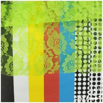 ENCAJE DE FLORES VERDE PISTACHO SERIE POLEN 150cm