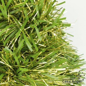 ESPUMILLÓN NAVIDAD VERDE Y ORO 200cm