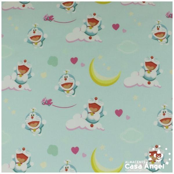 TELA ALGODÓN PERCAL LICENCIA 150cm DORAEMON