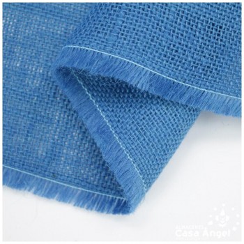 TELA ARPILLERA AZUL AZAFATA YUTE 150cm