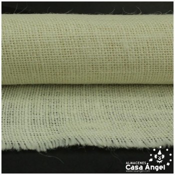 TELA ARPILLERA COLOR CRUDO YUTE