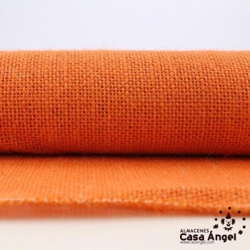 TELA ARPILLERA NARANJA YUTE