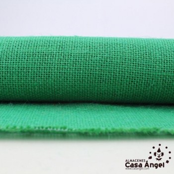 TELA ARPILLERA VERDE YUTE