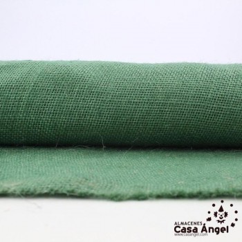 TELA ARPILLERA VERDE BOTELLA YUTE