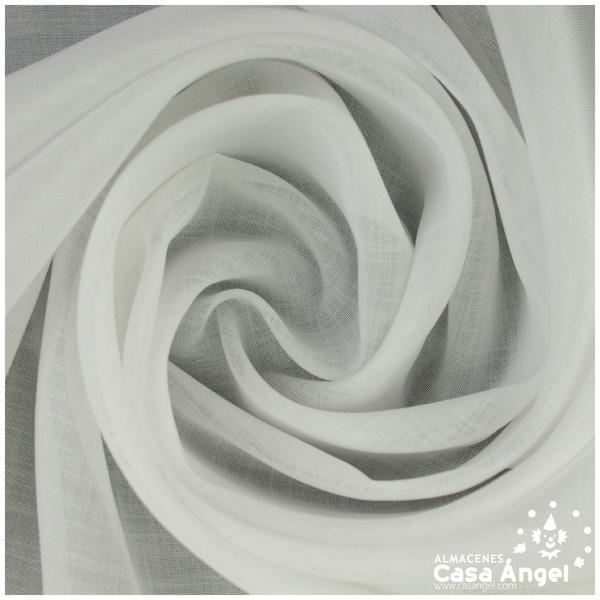 VISILLO BLANCO LISO CON PLOMO SERIE EFELIN 310cm