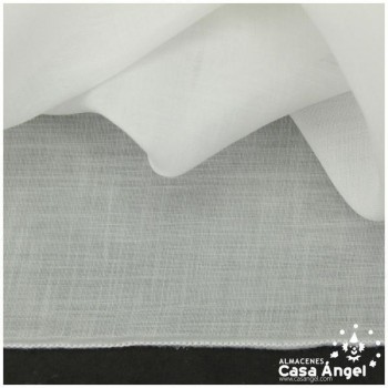 VISILLO BLANCO LISO CON PLOMO SERIE EFELIN 310cm