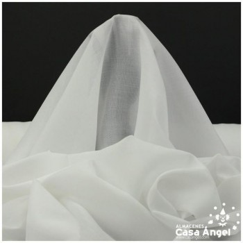 VISILLO BLANCO LISO CON PLOMO SERIE EFELIN 310cm