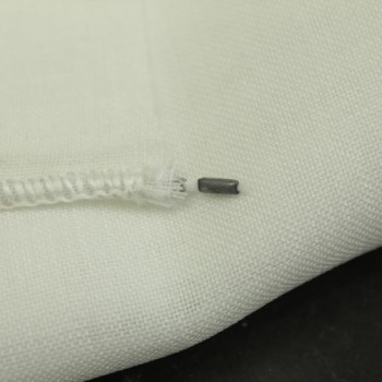 VISILLO BLANCO LISO CON PLOMO SERIE EFELIN 310cm