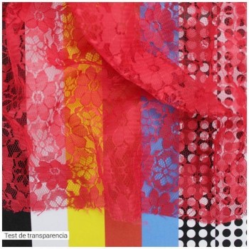 BLONDA ROJO LISA SERIE BLOSSOM 150cm