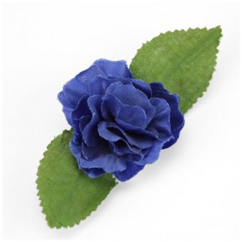 IMPERDIBLE CON FLOR DE TELA DE LONGITUD DE 5cm