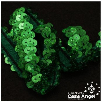 CINTA ELÁSTICA DE LENTEJUELAS 2 HILERAS 2cm